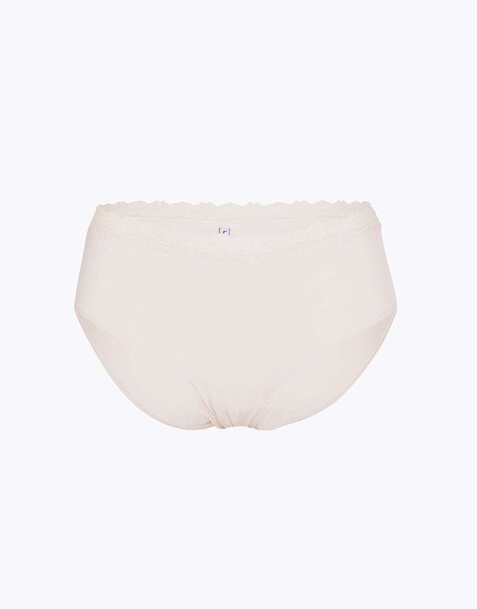 Lovable Trendy Modal slip alto avorio pizzo