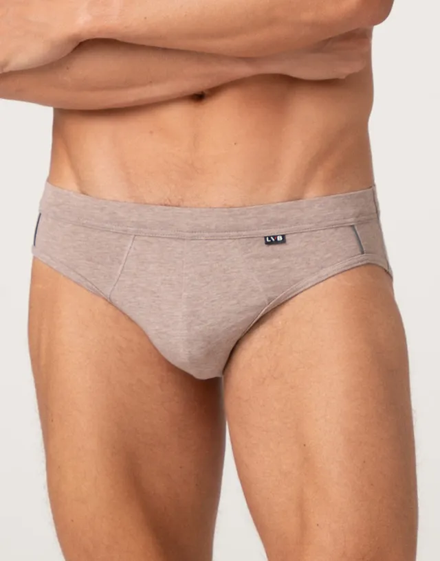 Lovable Man Dynamic Cotton slip uomo beige melange cotone