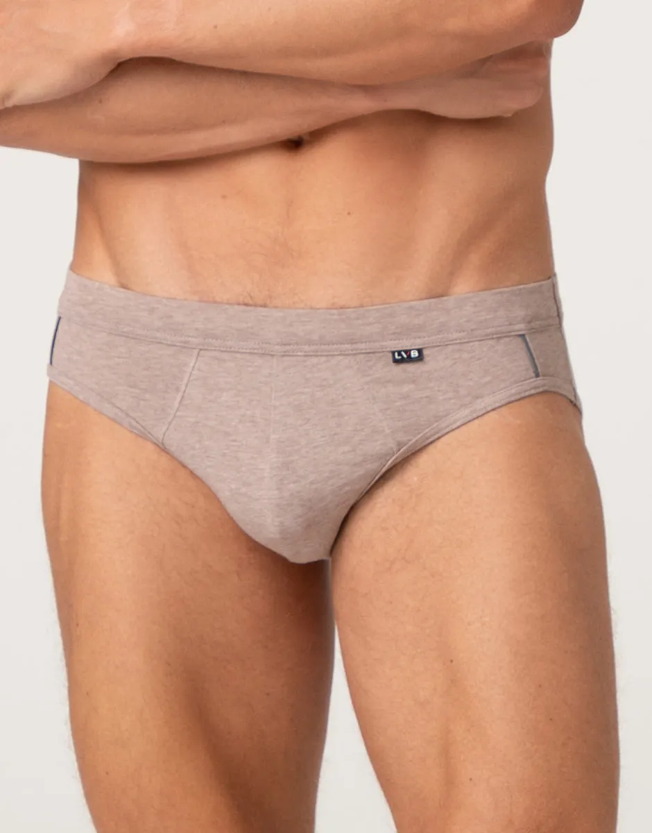 Lovable Man Dynamic Cotton slip uomo beige melange cotone