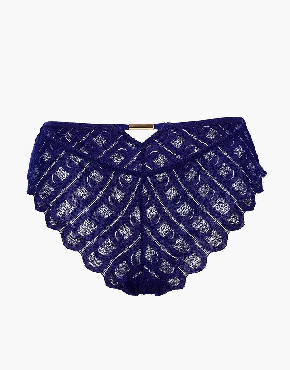 Lovable L'Allure slip pizzo viola scuro 3/M