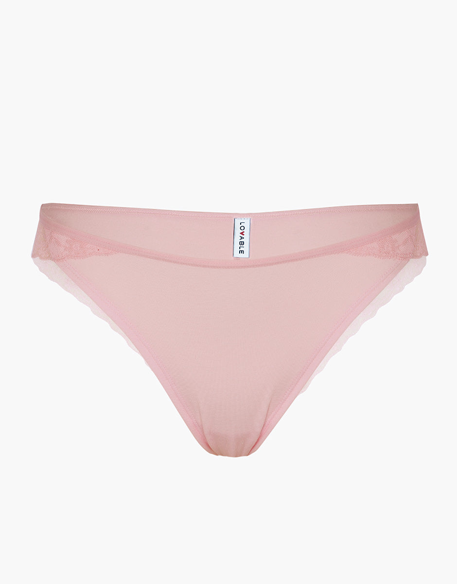 Lovable Table Panties slip brasiliano rosa confetto