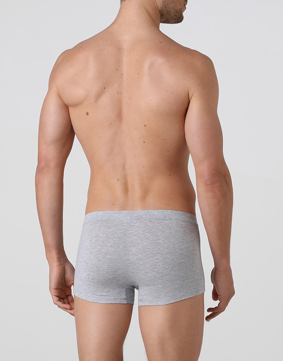 Lovable Man Cotton Stretch boxer grigio melange cotone elastico