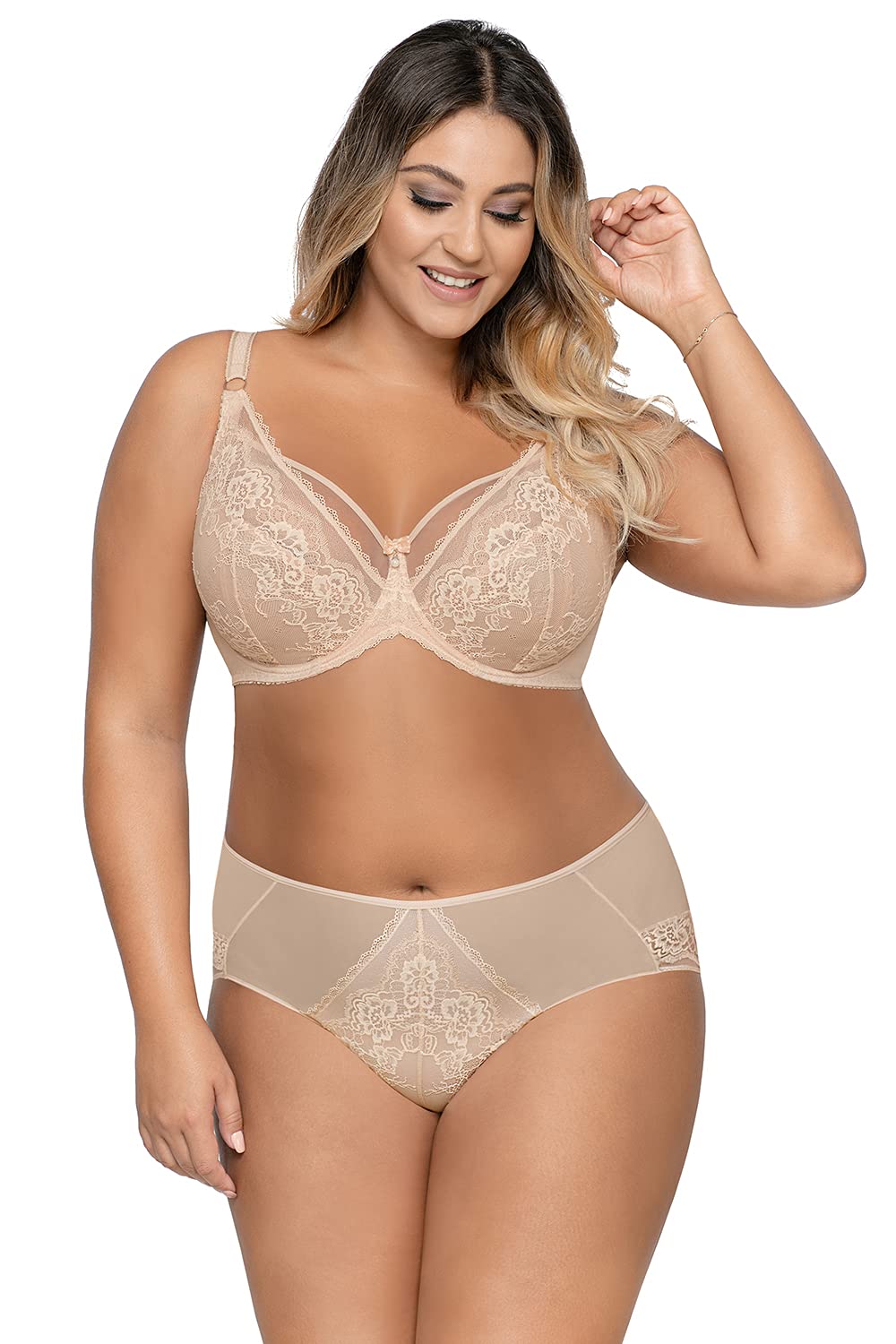 Ava Venus 1824 reggiseno non imbottito in pizzo nero